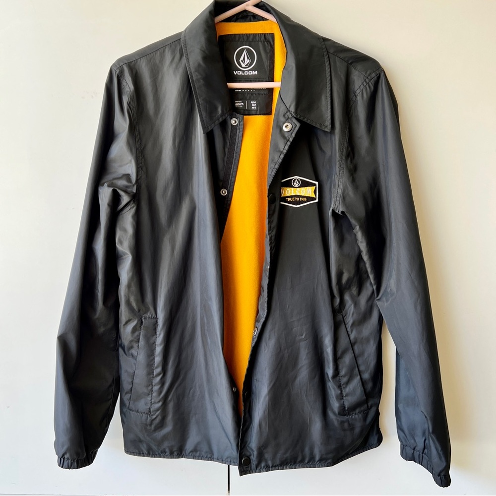 Volcom Brews Coach Fleece Lined Windbreaker Jacket